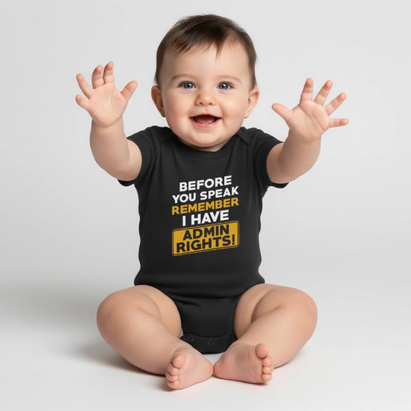 Administrator Computer Scientist Programmer Admin Baby Premium short-sleeve bodysuit