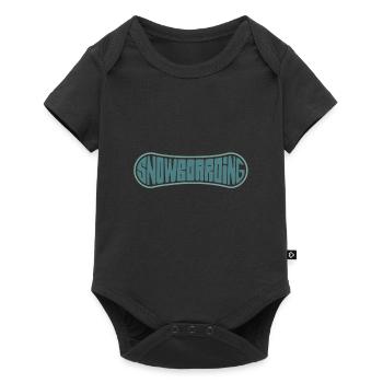 Snowboard - Snowboard - Body à manches courtes Premium Bébé - noir - Devant
