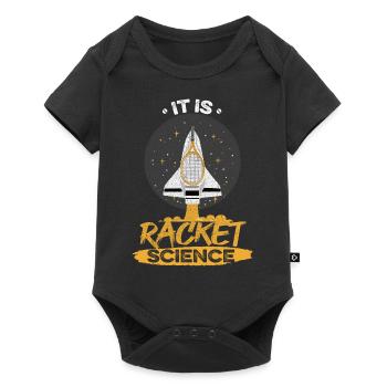 Tennis Game Design for Your Tennis Colleague - Baby Premium short-sleeve bodysuit - black - Front