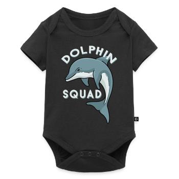Dolphin Squad Animaux marins Animaux sauvages - Body à manches courtes Premium Bébé - noir - Devant