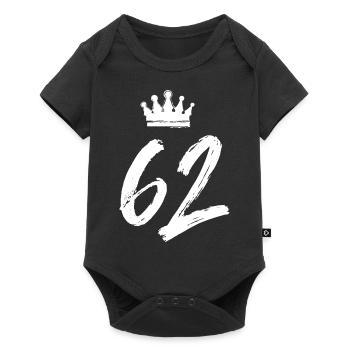 62 Couronne numérique - Body à manches courtes Premium Bébé - noir - Devant