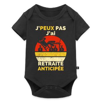 Early Retirement Humor T-Shirt - Baby Premium short-sleeve bodysuit - black - Front