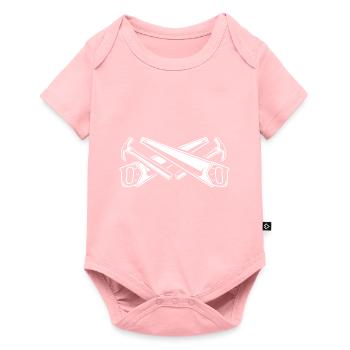 Menuisiers - Body à manches courtes Premium Bébé - rose - Devant