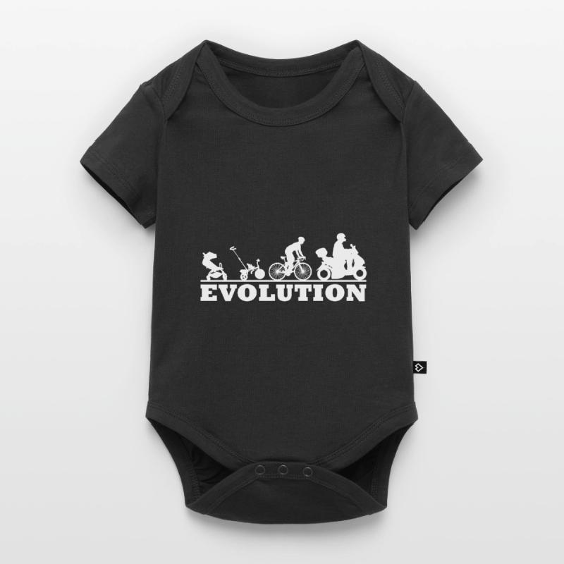 Motorroller Rollerfahrer - Evolution Baby Premium Kurzarmbody