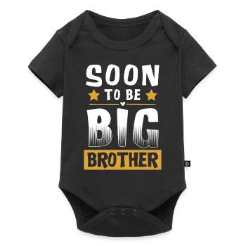 Soon To Be Big Brother - Big Brother - Baby Premium short-sleeve bodysuit - black - Front