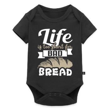 Life Is Too Short For Bad Bread - Bakery Bakery - Baby Premium short-sleeve bodysuit - black - Front