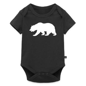 Bear Bear Nature Wilderness Mother Nature Life Hiking - Baby Premium short-sleeve bodysuit - black - Front