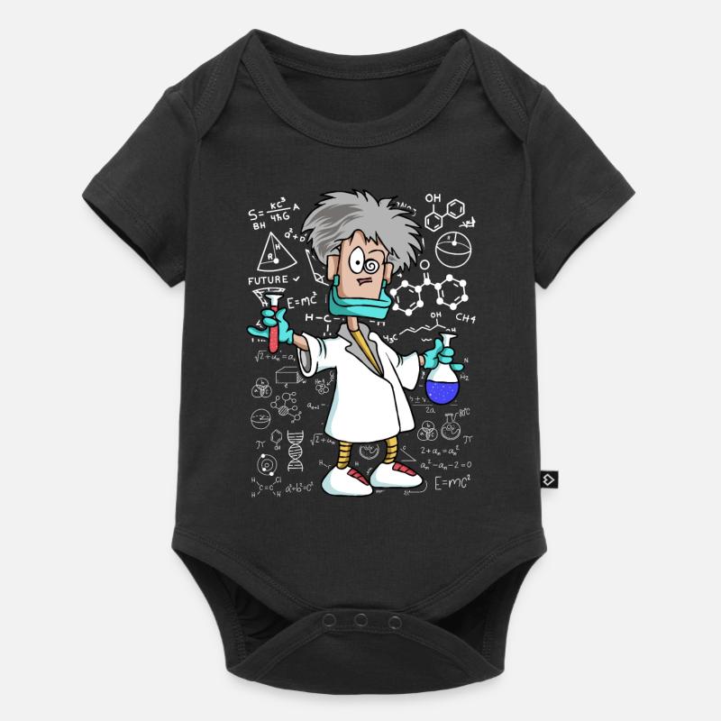 chimie - Body à manches courtes Premium Bébé - noir
