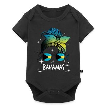 Bahamas - Baby Premium short-sleeve bodysuit - black - Front