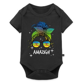 Amazigh - Body à manches courtes Premium Bébé - noir - Devant