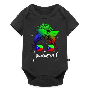 Baloutchistan - Body à manches courtes Premium Bébé - noir - Devant