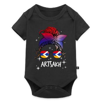 Artsakh - Body à manches courtes Premium Bébé - noir - Devant