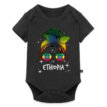 Ethiopia - Baby Premium short-sleeve bodysuit - black - Front