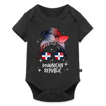 Dominican Republic - Baby Premium short-sleeve bodysuit - black - Front