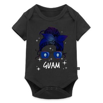 Guam - Body à manches courtes Premium Bébé - noir - Devant