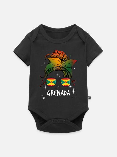 Grenada - Baby Premium short-sleeve bodysuit - black