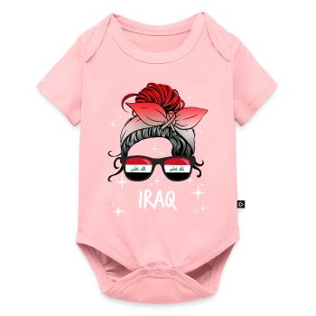 Irak - Body à manches courtes Premium Bébé - rose - Devant