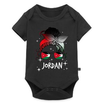 Jordanie - Body à manches courtes Premium Bébé - noir - Devant