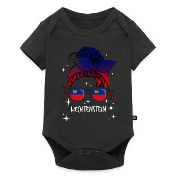 Liechtenstein - Baby Premium short-sleeve bodysuit - black - Front
