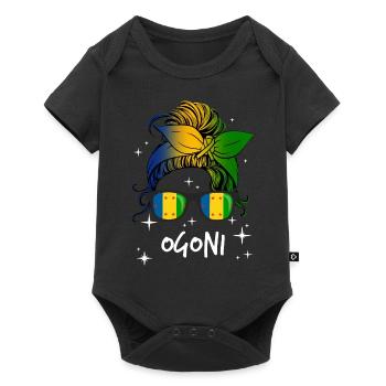 Ogoni - Body à manches courtes Premium Bébé - noir - Devant