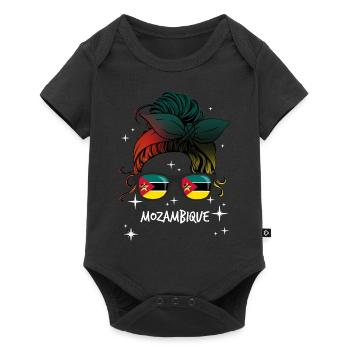 Mozambique - Baby Premium short-sleeve bodysuit - black - Front