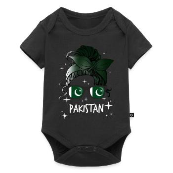 Pakistan - Baby Premium short-sleeve bodysuit - black - Front