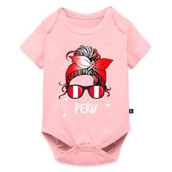 Pérou - Body à manches courtes Premium Bébé - rose - Devant