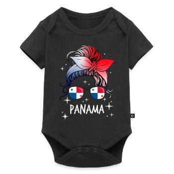Panama - Body à manches courtes Premium Bébé - noir - Devant