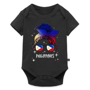 Philippines - Body à manches courtes Premium Bébé - noir - Devant
