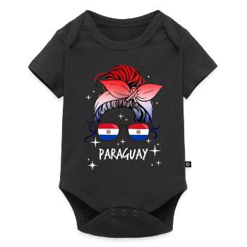Paraguay - Baby Premium short-sleeve bodysuit - black - Front