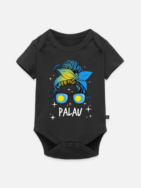 Palau - Baby Premium Kurzarmbody - Schwarz