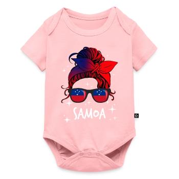 Samoa - Baby Premium short-sleeve bodysuit - rose - Front
