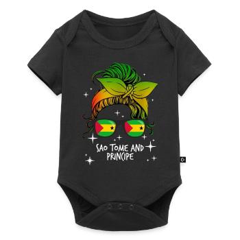 Sao Tomé et Principe - Body à manches courtes Premium Bébé - noir - Devant