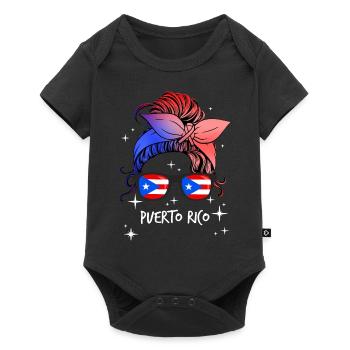 Puerto Rico - Baby Premium short-sleeve bodysuit - black - Front