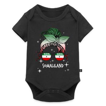 Somaliland - Baby Premium short-sleeve bodysuit - black - Front