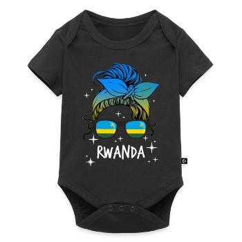Rwanda - Body à manches courtes Premium Bébé - noir - Devant