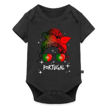 Portugal - Body à manches courtes Premium Bébé - noir - Devant