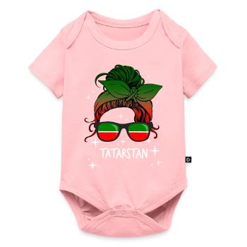 Tatarstan - Body à manches courtes Premium Bébé - rose - Devant