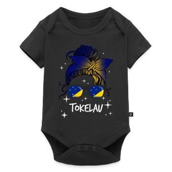 Tokelau - Baby Premium short-sleeve bodysuit - black - Front