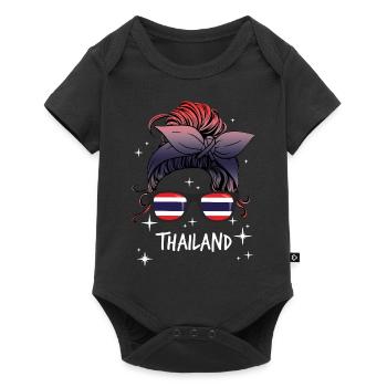 Thailand - Baby Premium short-sleeve bodysuit - black - Front