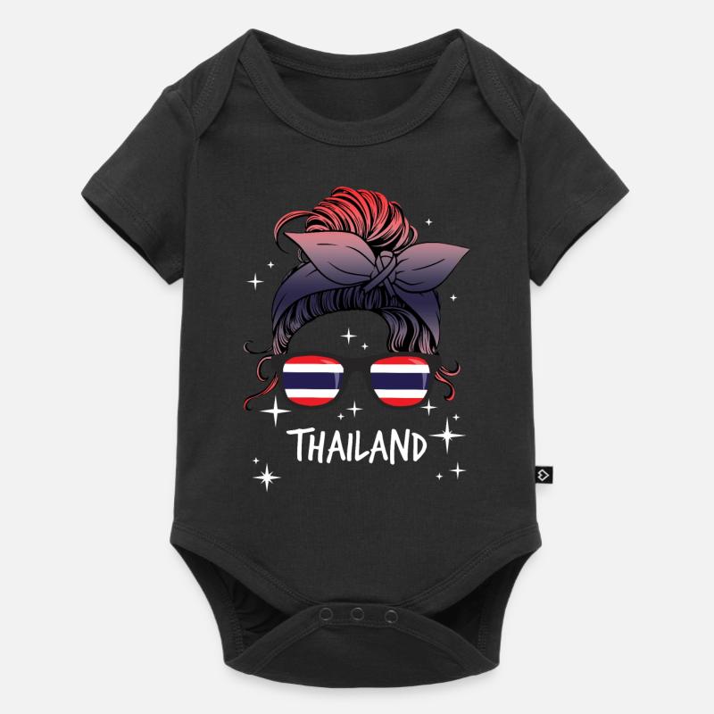 Thaïlande - Body à manches courtes Premium Bébé - noir
