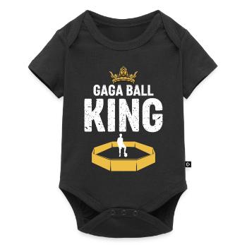 Claim Your Title as Gaga Ball King - Baby Premium short-sleeve bodysuit - black - Front