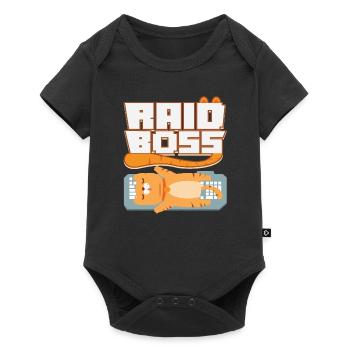 Gamer Gaming Raider Raid Boss PC MMO Nerd Gift - Baby Premium short-sleeve bodysuit - black - Front