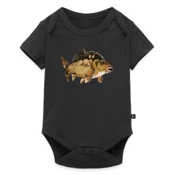 carp - Baby Premium short-sleeve bodysuit - black - Front