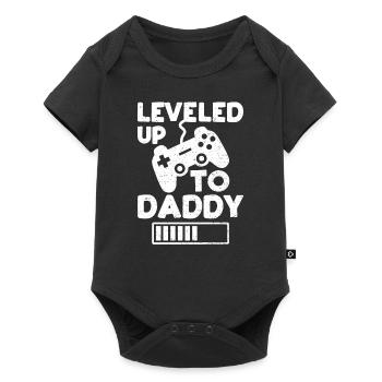 Niveau supérieur à papa - Père - Body à manches courtes Premium Bébé - noir - Devant