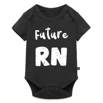 Future Rn - Nurse - Baby Premium short-sleeve bodysuit - black - Front