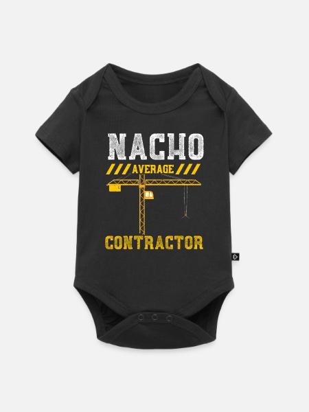 Nacho Average Contractor - Baby Premium Kurzarmbody - Schwarz