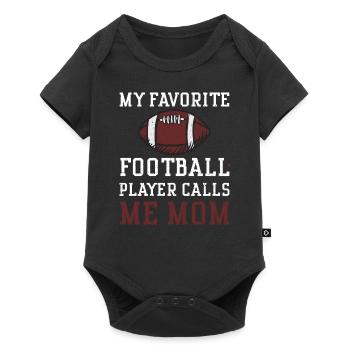 My Favorite Football Player Call... - Baby Premium short-sleeve bodysuit - black - Front
