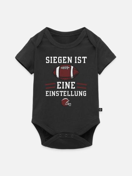 Siegen ist eine Einstellung - Baby Premium Kurzarmbody - Schwarz