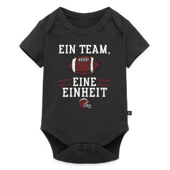 Ein Team, eine Einheit - Football - Baby Premium Kurzarmbody - Schwarz - Vorne
